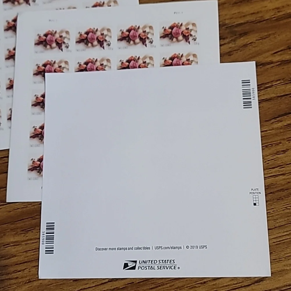 100 Garden Corsage‎ 2020 Forever 2 Ounce Postage Stamps USPS Wedding Invitations